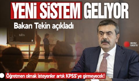 Öğretmenler 2025'ten itibaren KPSS'ye girmeyecek: Yeni sistem geliyor