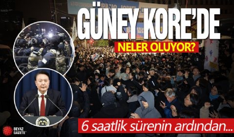 Güney Kore'de 'sıkıyönetim' kaosu