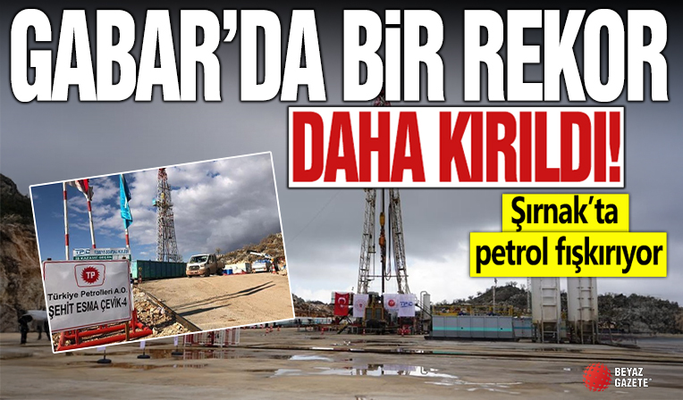 Günlük 58 bin varil petrol üretilen Gabar Dağı'nda bir rekor daha kırıldı