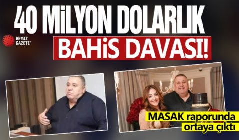 Halil Falyalı’nın eşine 40 milyon dolarlık yasadışı bahis davası!