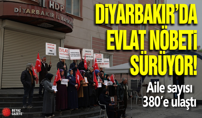 Diyarbakır'da evlat nöbeti sürüyor: Aile sayısı 380’e ulaştı