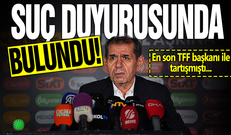 Dursun Özbek, İbrahim Hacıosmanoğlu'na suç duyurusunda bulundu