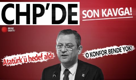 Özgür Özel'den parti içi muhaliflerine: Atatürk'e sağlanan konfor bende yok