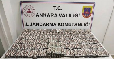Ankara'da 7 bin 650 adet hap ele geçirildi