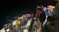 Yunanistan'in Midilli Adasi'na Kaçmak Isteyen 55 Göçmen Yakalandi