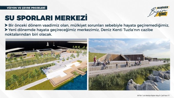 Tuzla Belediye Başkanı Şadi Yazıcı, 2024-2029 yılına ilişkin projelerini duyurdu