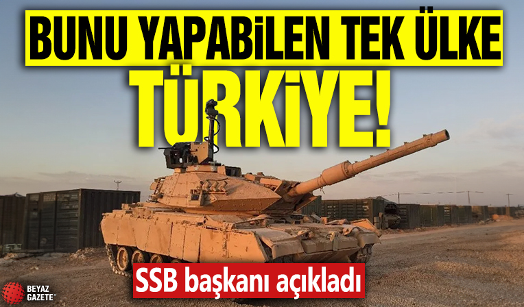 Bunu yapabilen tek ülke Türkiye! SSB Başkanı açıkladı: Tam bağımsızlığa giden yolda önemli bir adım daha atıldı