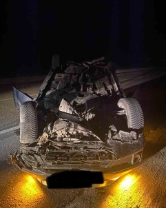 Kastamonu'da Takla Atan Otomobilin Sürücüsü Yaralandi