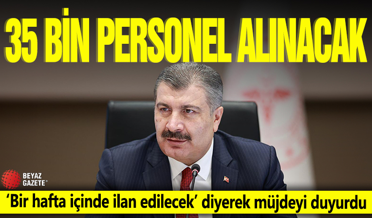 Bakan Koca'dan 35 bin sağlıkçı alımıyla ilgili açıklama
