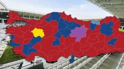 Türkiye'nin il il taraftar haritası! ⚽️️ Hangi şehir hangi takımı tutuyor?