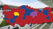Türkiye'nin il il taraftar haritası! ⚽️️ Hangi şehir hangi takımı tutuyor?