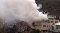 Beykoz'da kibrit fabrikasında yangın