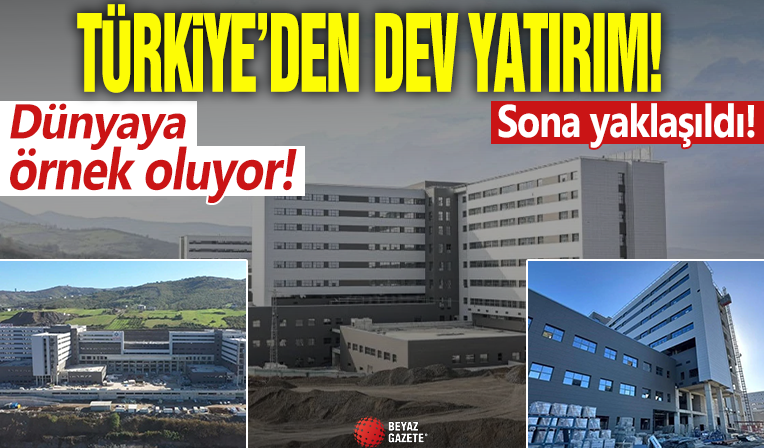 Samsun'un sağlık üssü! Şehir Hastanesi yüzde 91’e ulaştı