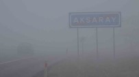 Aksaray'da Sis Nedeniyle Görüs Mesafesi 10 Metreye Kadar Düstü Haberi