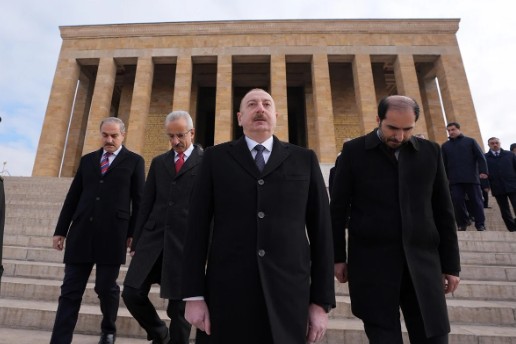 Azerbaycan Cumhurbaşkanı İlham Aliyev, Anıtkabir'de