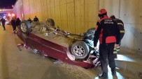 Kontrolden Çikan Otomobil Karsi Seritteki Araca Çarpip Takla Atti Açiklamasi 1 Ölü, 3 Yarali