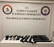 Petshop Malzemesi Bulunan Araçtan Çok Sayida Silah Ele Geçirildi