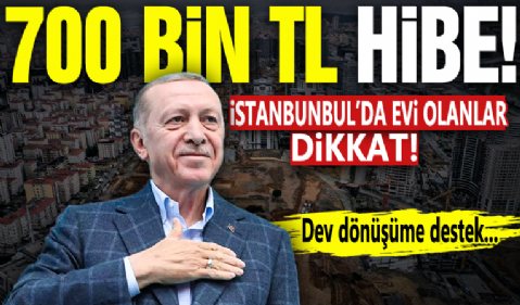 Başkan Erdoğan imzaladı Resmi Gazete'de yayımlandı! İstanbul'a özel kentsel dönüşüm desteği: 700 bin TL'ye kadar hibe verilecek