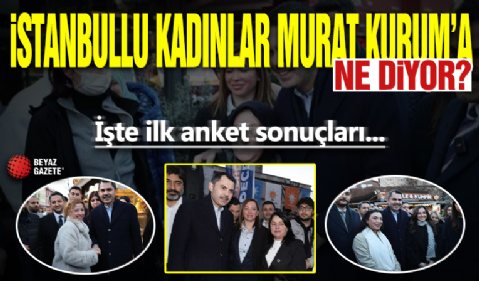 İstanbullu kadınlar Murat Kurum’a ne diyor? İşte ilk anket sonuçları…