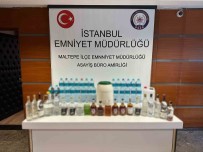 Maltepe'de Sahte Içki Operasyonu Açiklamasi 73 Litre Sahte Alkol Ele Geçirildi