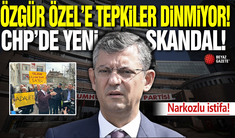 Narkozlu istifa! CHP'de yeni skandal: Özgür Özel'e tepkiler dinmiyor