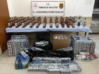Amasya'da Sahte Içki Ve Kaçak Sigara Operasyonu Haberi
