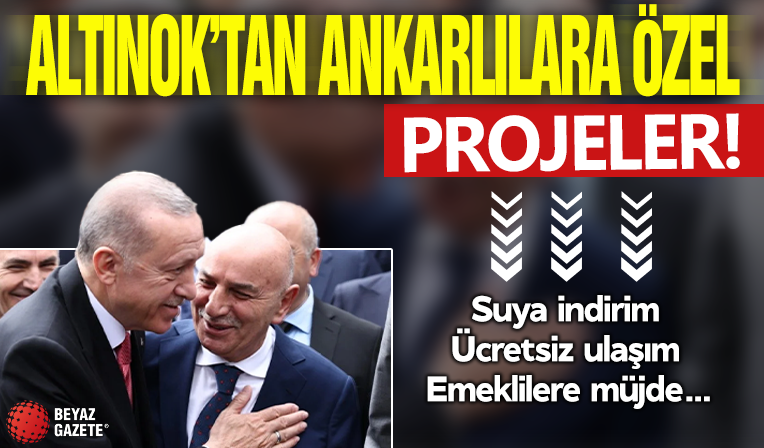 Turgut Altınok'tan Ankaralılara özel projeler: Suya indirim, ücretsiz ulaşım...