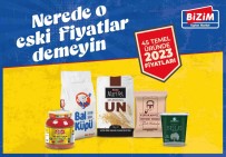 Bizim Toptan 45 Temel Ürünü 2023 Fiyatlariyla Satisa Sundu