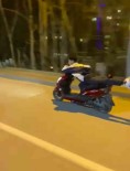 Burda'da Motosikletin Üzerine Uzanan Genç, Canini Böyle Hiçe Saydi Haberi