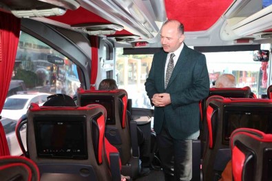 'Hedef Yolda 'Sifir' Can Kaybi' Uygulamasiyla Yolcu Ve Sürücüleri Uyardi