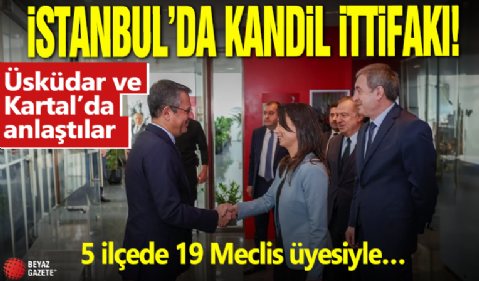 İstanbul’da Kandil ittifakı! Üsküdar ve Kartal’da anlaştılar: 5 ilçede 19 Meclis üyesiyle…