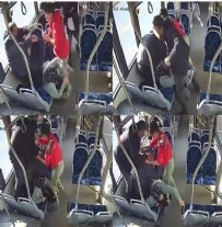 Kan donduran görüntüler | Mersin'de okul müdürü ve oğlu, otobüste yolculuk yapan yaşlı çifti vahşice darp etti!