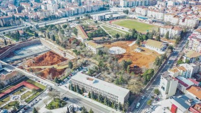 Usak Millet Bahçesi'nin 2. Etabi Hiz Kesmeden Devam Ediyor