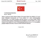 Merkez Bankasi Baskanligina Fatih Karahan Atandi