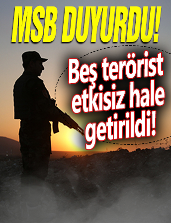 Irak’ın kuzeyinde 5 PKK’lı öldürüldü