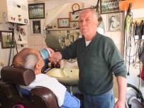 Burhaniye'de 50 Yildir Berberlik Yapiyor