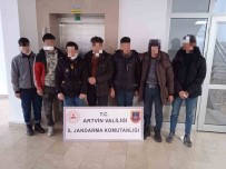 Artvin'de 7 Kaçak Göçmen Yakalandi