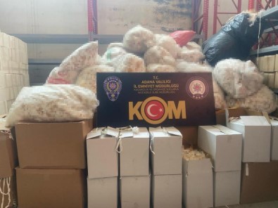 Adana'da 18 Milyon 950 Bin Makaron Ele Geçirildi