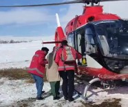 Çaldiran'da 31 Yasindaki Kadin Hasta Için Helikopter Havalandi