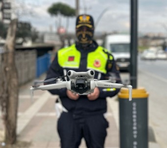 Dron Destekli Uygulamada Sürücülere Ceza Yagdi