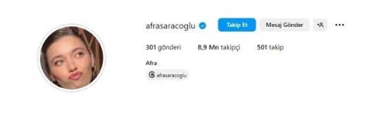 Afra Saraçoğlu'ndan şoke eden hareket!
