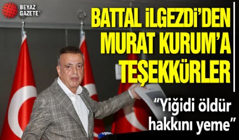 Ataşehir Belediye Başkanı Battal İlgezdi'den Murat Kurum'a teşekkür