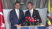 Baskan Imamoglu'ndan Sari Lacivertli Kravatiyla Baskan Ali Koç'a Ziyaret