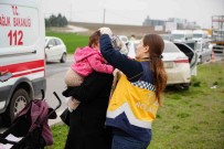 Edirne'de Iki Otomobil Çarpisti Açiklamasi 5 Yarali