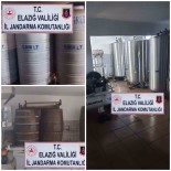 Elazig'da 15 Ton Kaçak Alkol Ele Geçirildi