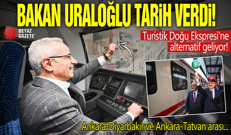 Turistik Doğu Ekspresi'ne alternatif geliyor! Ankara-Diyarbakır ve Ankara-Tatvan arası... Bakan Uraloğlu tarih verdi