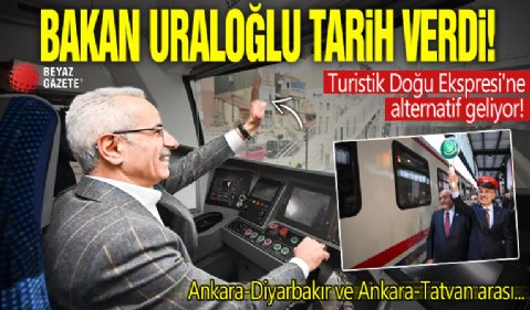 Turistik Doğu Ekspresi'ne alternatif geliyor! Ankara-Diyarbakır ve Ankara-Tatvan arası... Bakan Uraloğlu tarih verdi