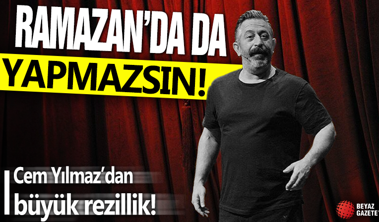 Cem Yılmaz'dan Ramazanın ilk gecesi tepki çeken paylaşım!