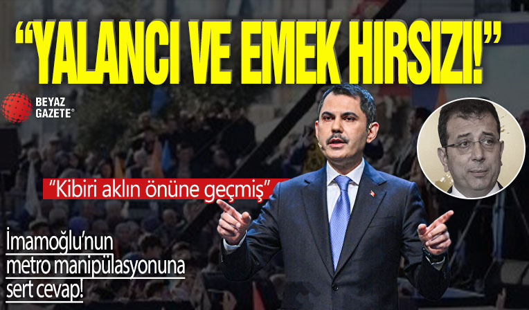 Murat Kurum: 'Yalancı Başkan' İmamoğlu emek hırsızlığı yapıyor
