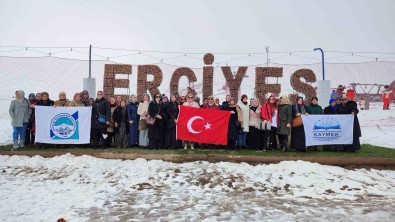 KAYMEK, Erciyes'i Yakindan Görmeyen Kursiyerlerini Zirvede Bulusturmaya Devam Ediyor